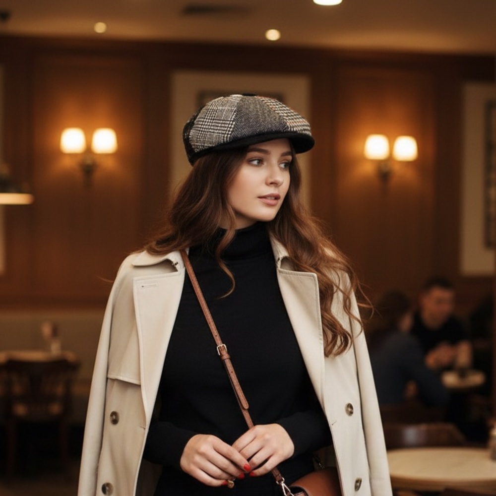 Patchwork Newboys Style Hat - image 4